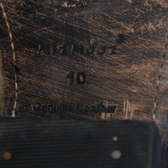 Miz Mooz Cowboy Boot with outside Zipper Size 10 - Picture 2 of 9